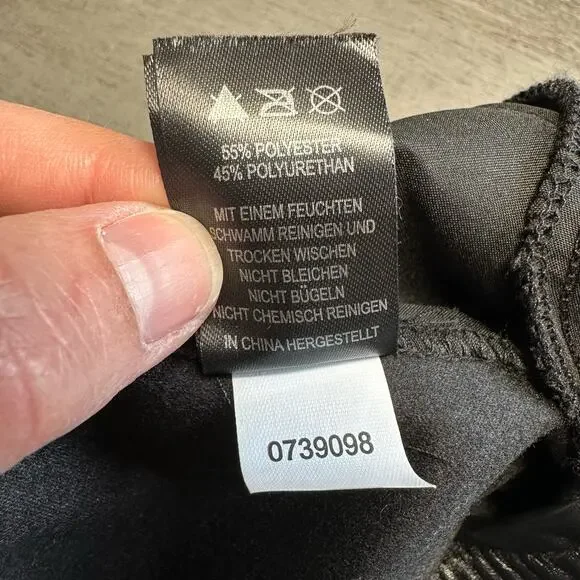 Joie Smocked Waist Faux Leather Pants Pull On Straight Leg MED - Picture 11 of 16